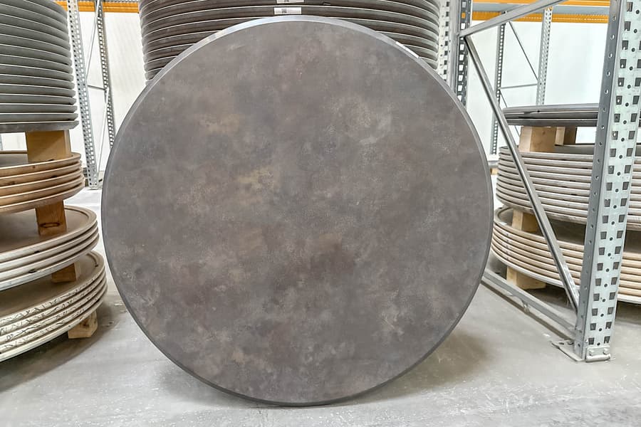 4 Tischplatten R100 Classic Line \Cyprus Metal\